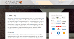 Desktop Screenshot of carnaby.se