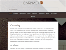 Tablet Screenshot of carnaby.se